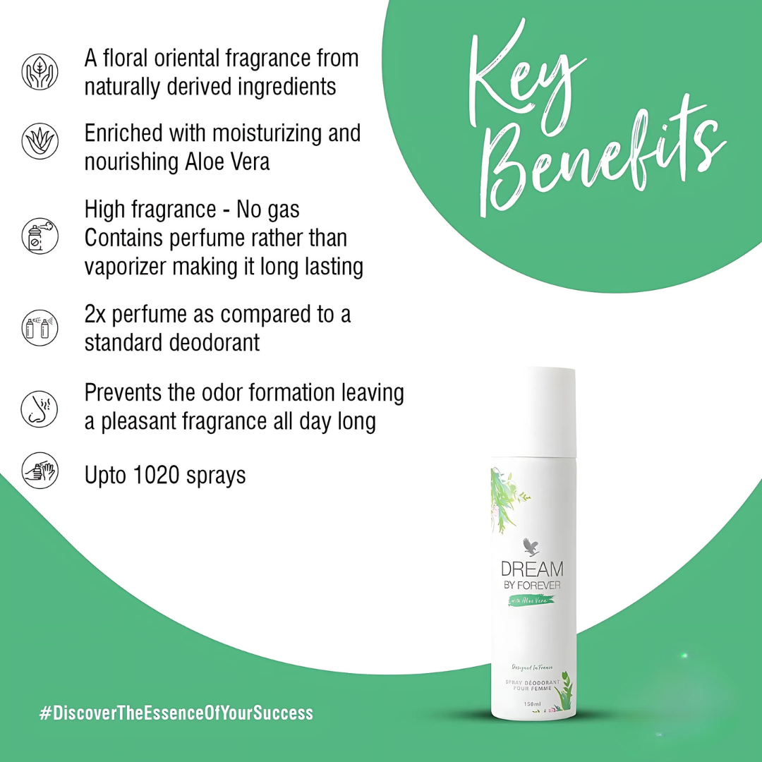 forever dream deodorant spray 150 ml