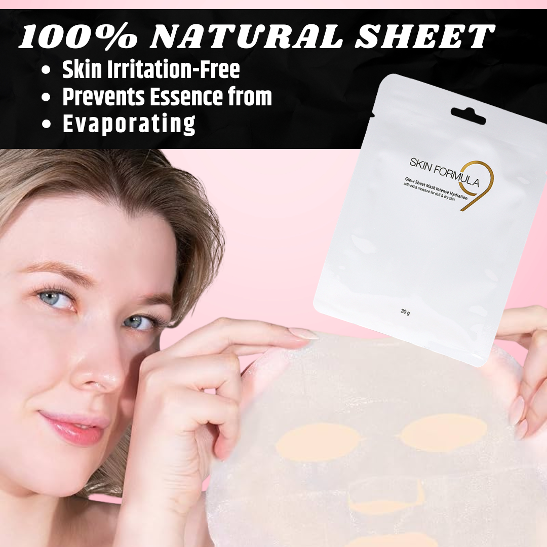 'Skin Formula 9 Glow Sheet Mask Intense Hydreation 30ml