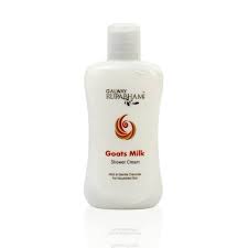 rupabham goats milk shower cream