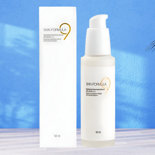 Skin Formula 9 Hydrating Sunscreen Serum SPF 50+ 5.  50ml