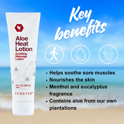 forever heat lotion 118ml