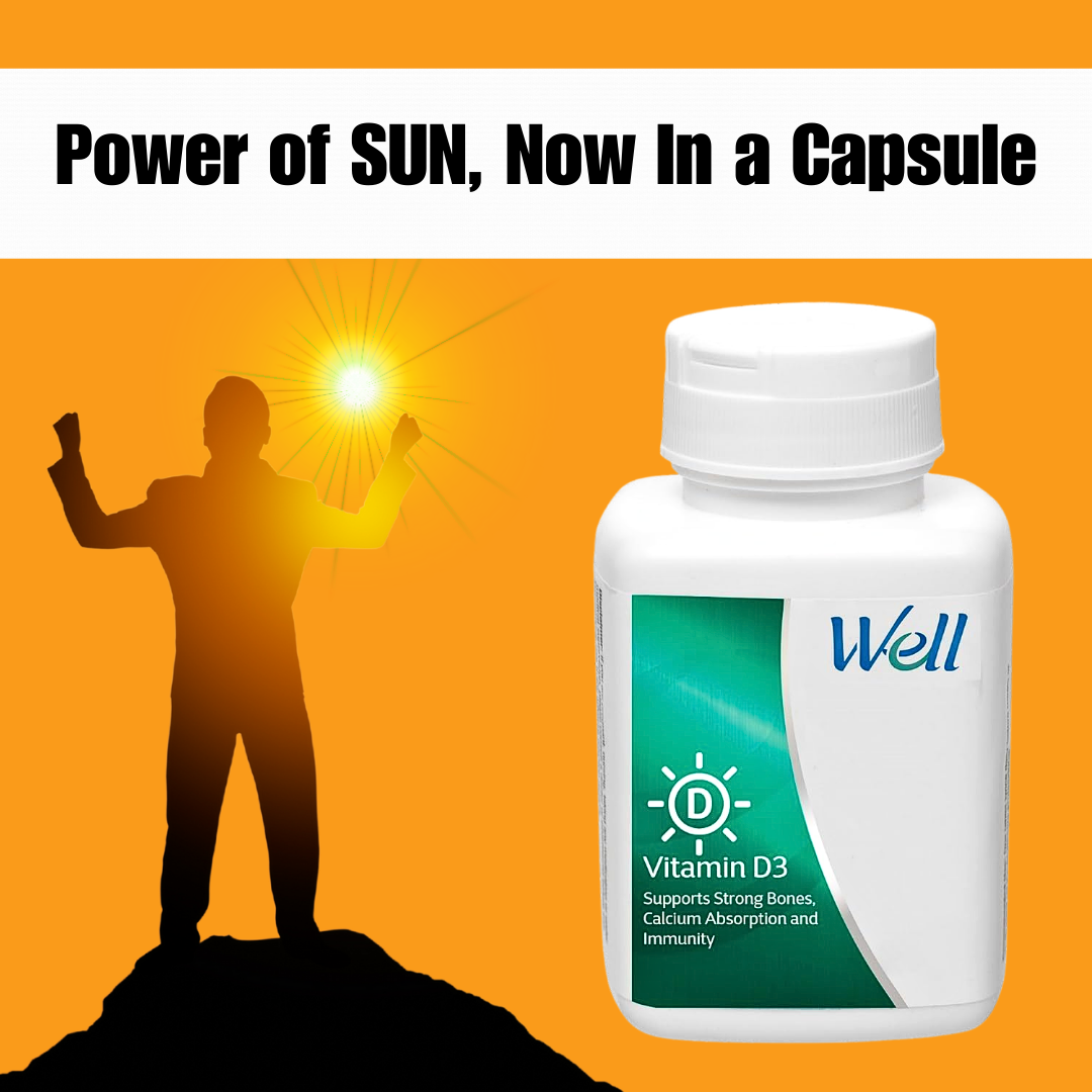 Well Vitamin D3 (60N Tablets)