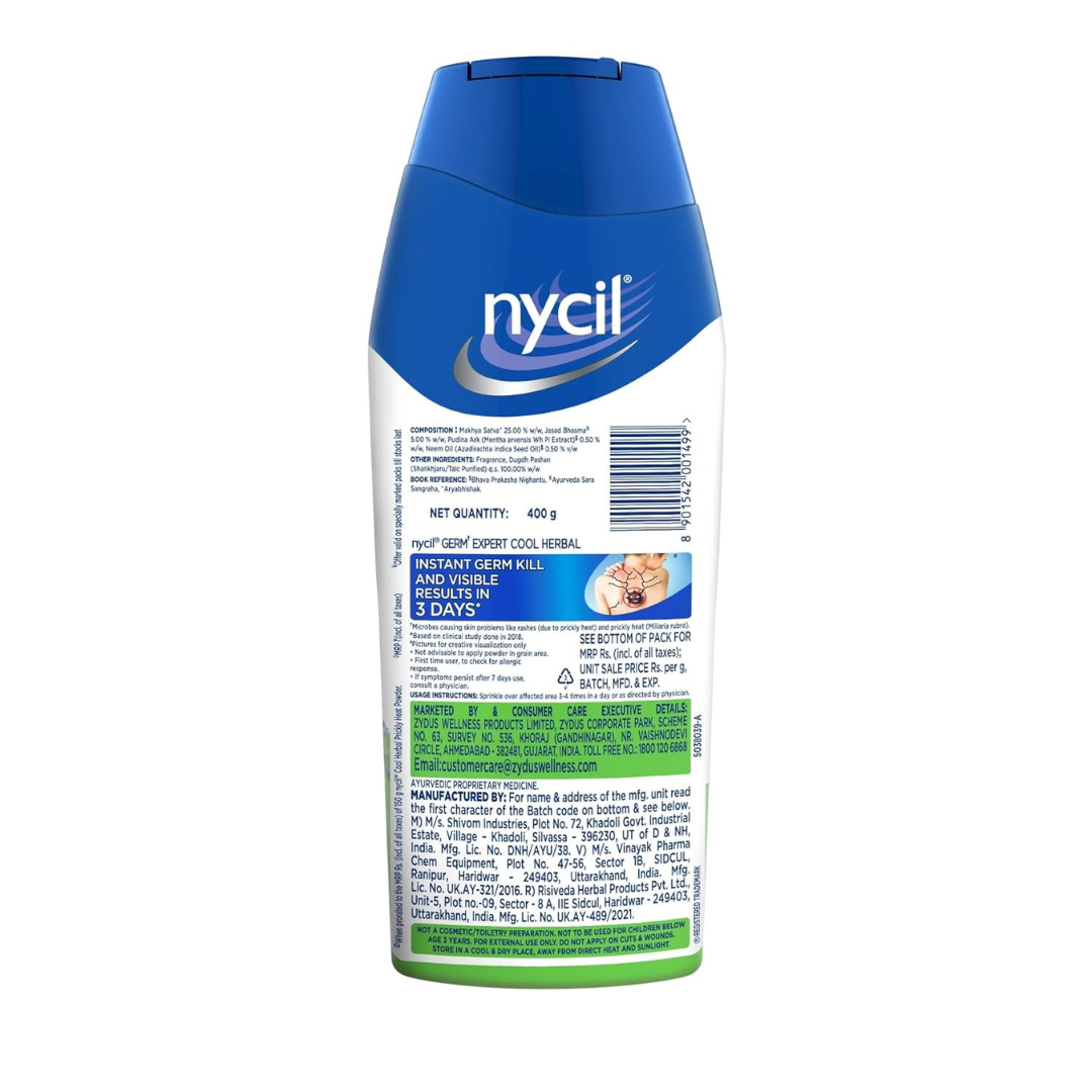 Nycil Germ Expert Cool Herbal 150g