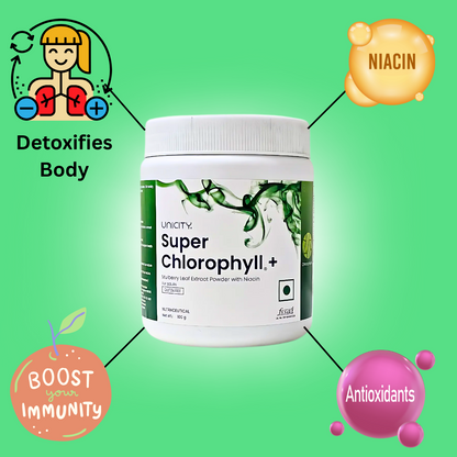 Unicity Super Chlorophyll Powder, Vegetarian - 100gms