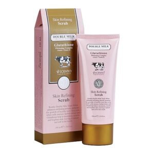 Scentio Double Milk Triple White Skin Refining Scrub, 100 ml(Made In Thailand)