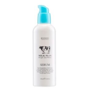 Scentio Milk Plus Organic Bright and White Serum (30 Hours Hydration), 100ML (Made In Thailand)