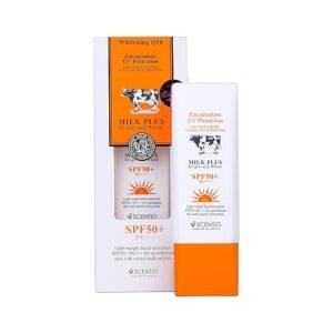 Scentio Milk Plus Organic Encapsulate UV Protection SPF50+ PA+++, 30 ml(Made In Thailand)