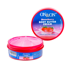 On & On Strawberry Body Butter Cream 100g