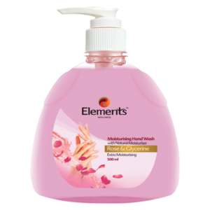 Elements Wellness Rose & Glycerine Moisturising Hand Wash 500ml