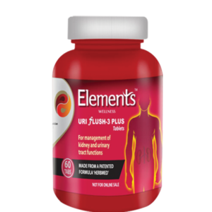 Elements Wellness Uri Flush-3 Plus 60 Tablets