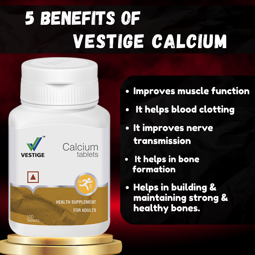 Vestige Calcium 100 tablets - Image 2