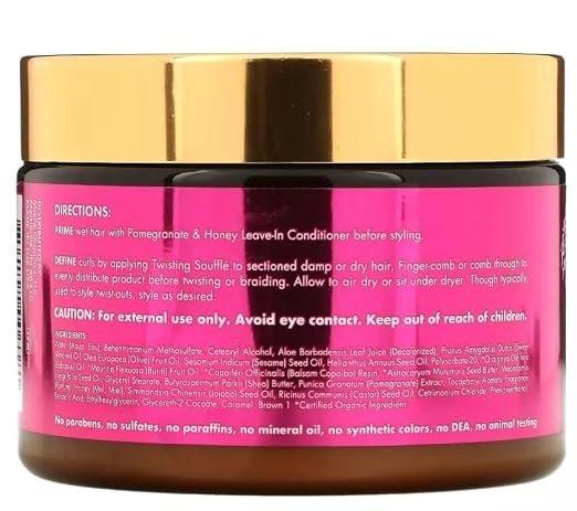 Click to see full view Mielle Natural Pomegranate and Honey Twisting Soufflé 340 Gram - Image 2