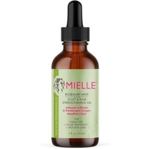 Mielle Natural Rosemary Mint Scalp & Hair Strengthening Oil – Nourishing, Revitalizing Hair Treatment for Growth & Scalp Health 59 ML