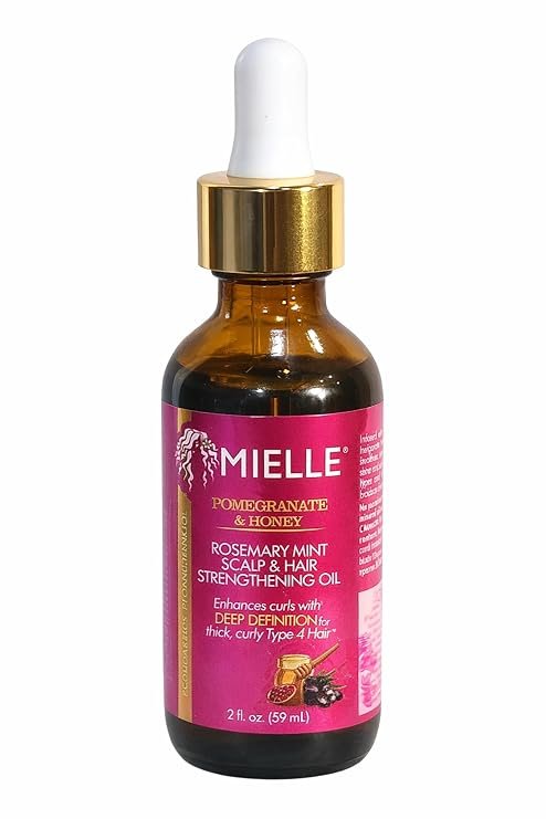 Mielle Natural Pomegranate & Honey Rosemary Mint Scalp Hair Oil, 59 ml