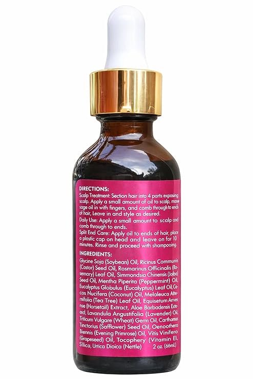 Mielle Natural Pomegranate & Honey Rosemary Mint Scalp Hair Oil, 59 ml - Image 3